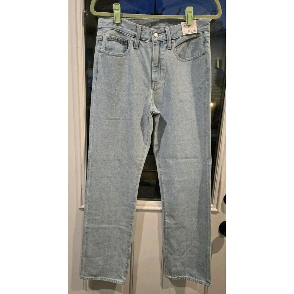 NWT J.Crew '84 Straight Jeans Light wash Women's 26 Reimagined